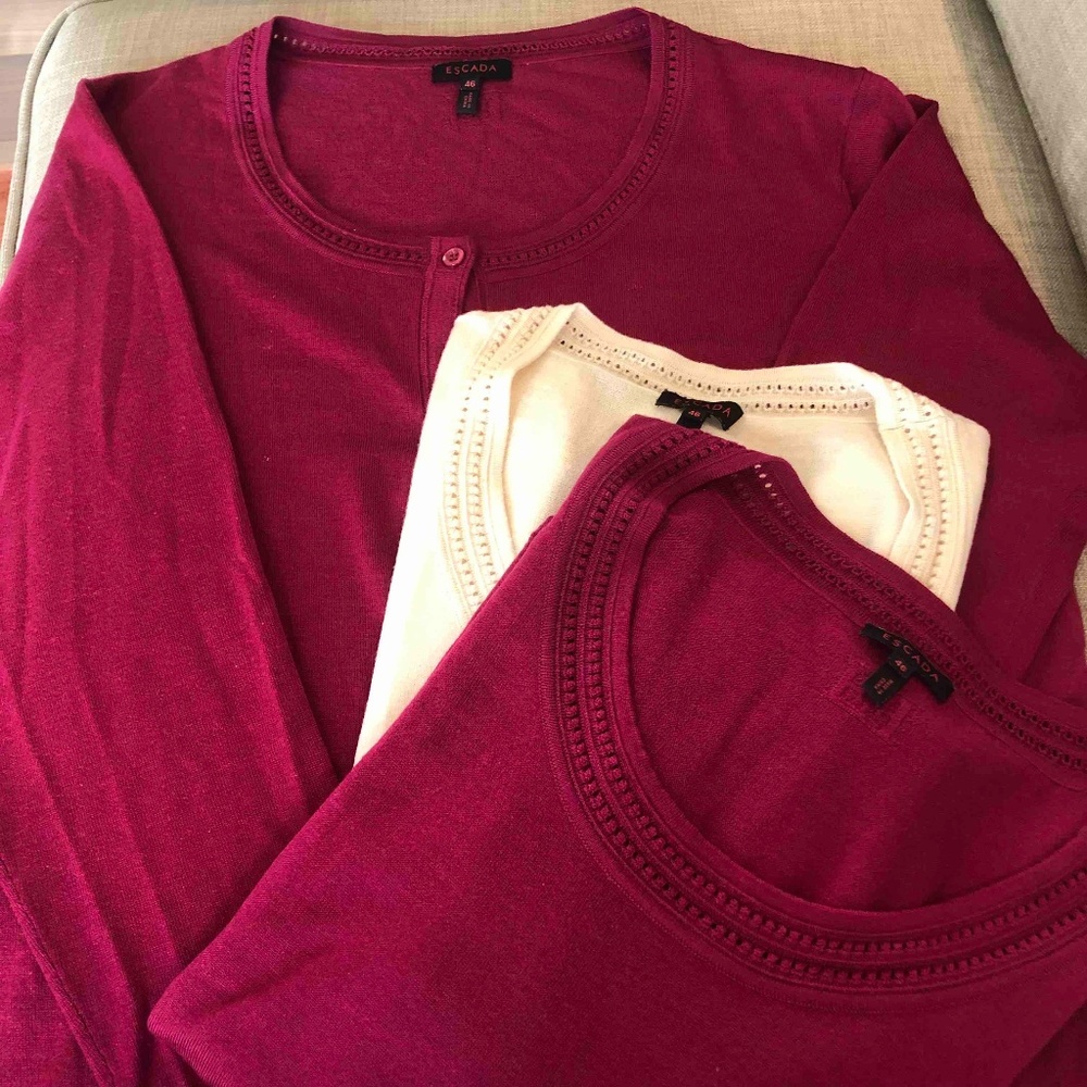 Escada Sweater Set - ALL 3 ITEMS